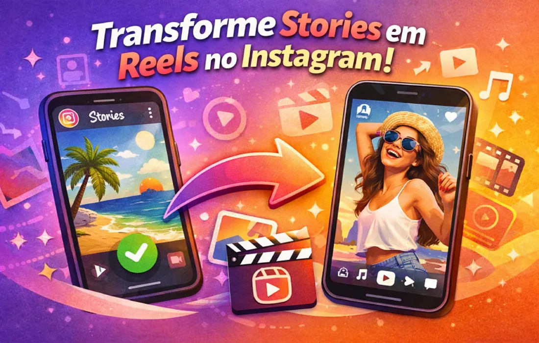 Como posso transformar Stories em Reels no Instagram