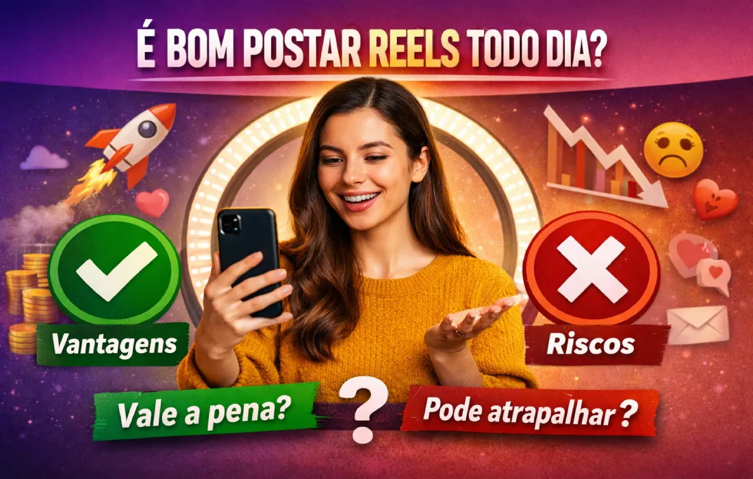 É bom postar Reels todo dia?
