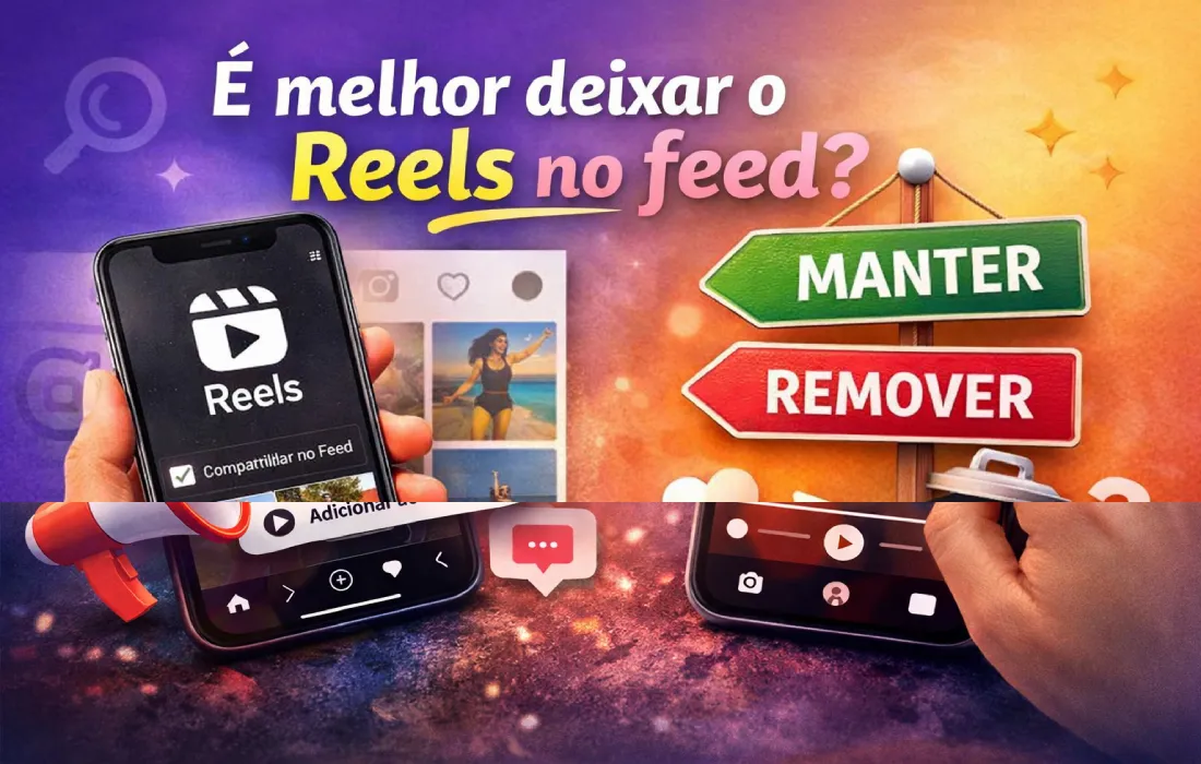 É melhor deixar o Reels no feed