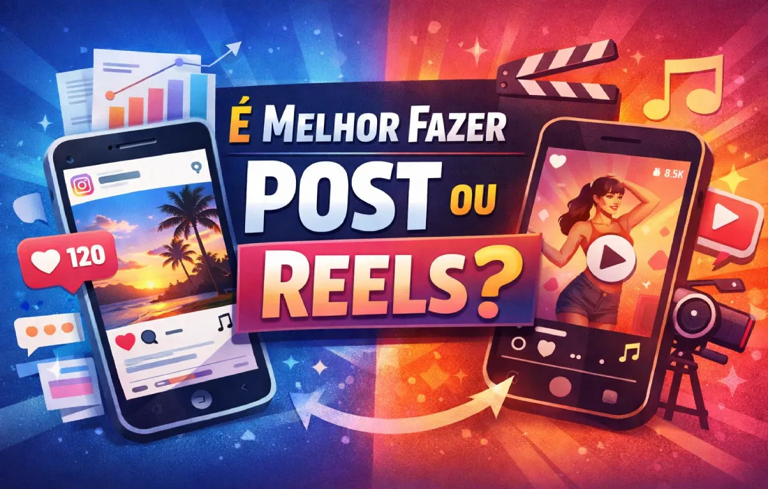 É melhor fazer post ou Reels