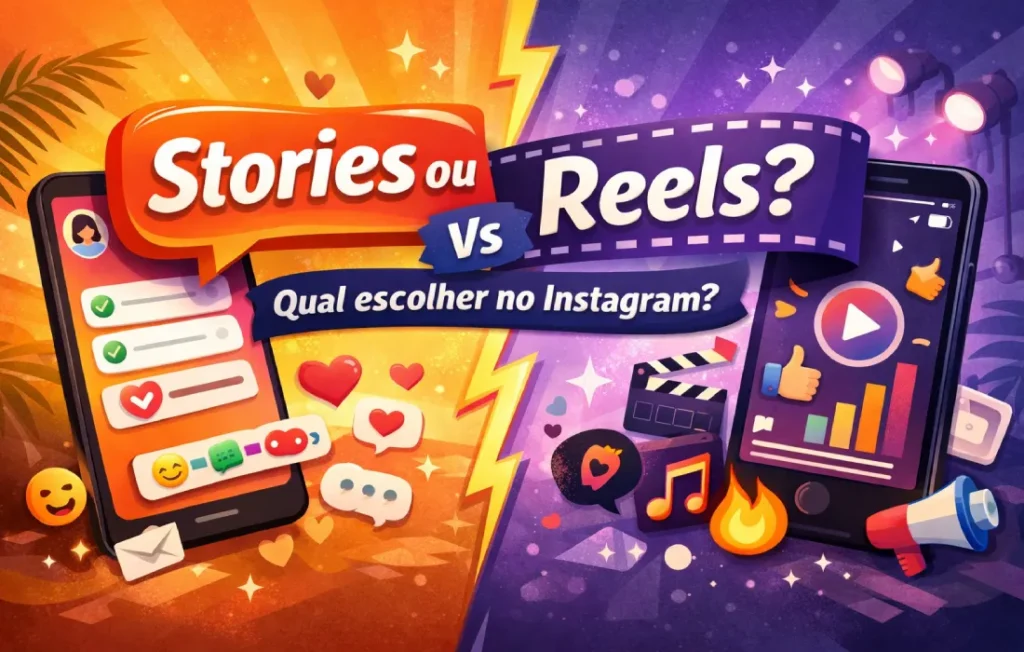 É melhor postar Stories ou Reels no Instagram