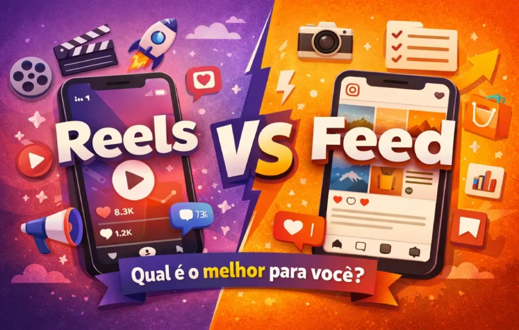 É melhor postar no Reels ou no feed