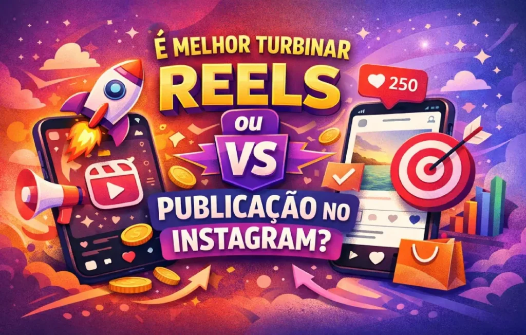 É melhor turbinar Reels ou publicação no Instagram?