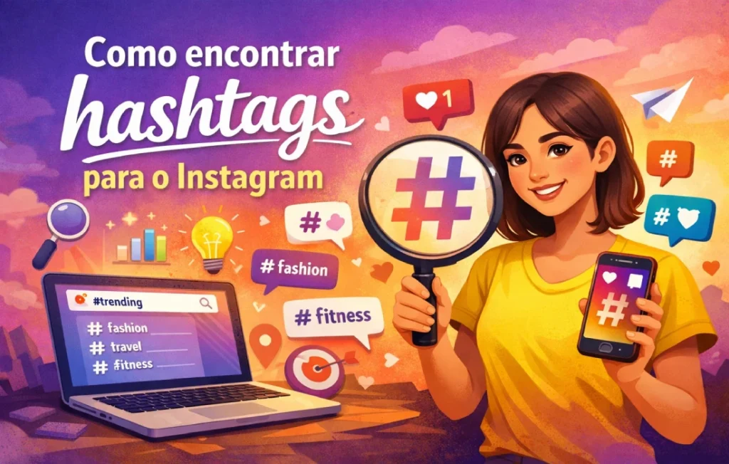 Como encontrar hashtags para o Instagram