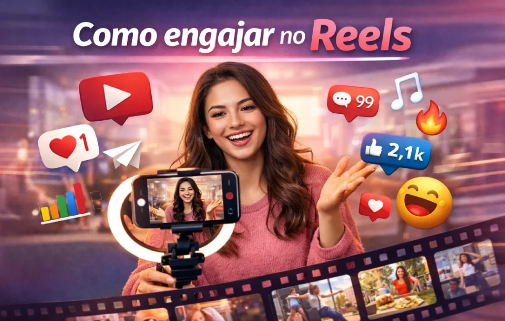 Como engajar no Reels