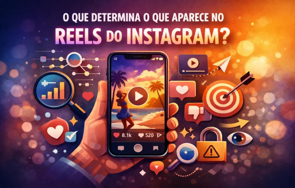 O que determina o que aparece no Reels do Instagram