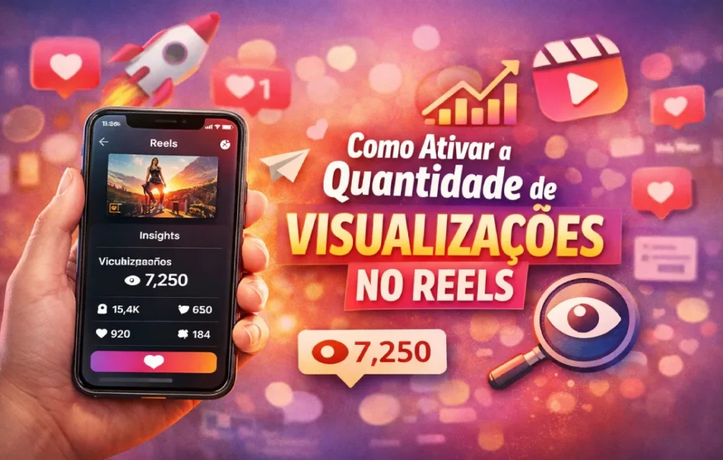 Como ativar a quantidade de visualizações no Reels do Instagram