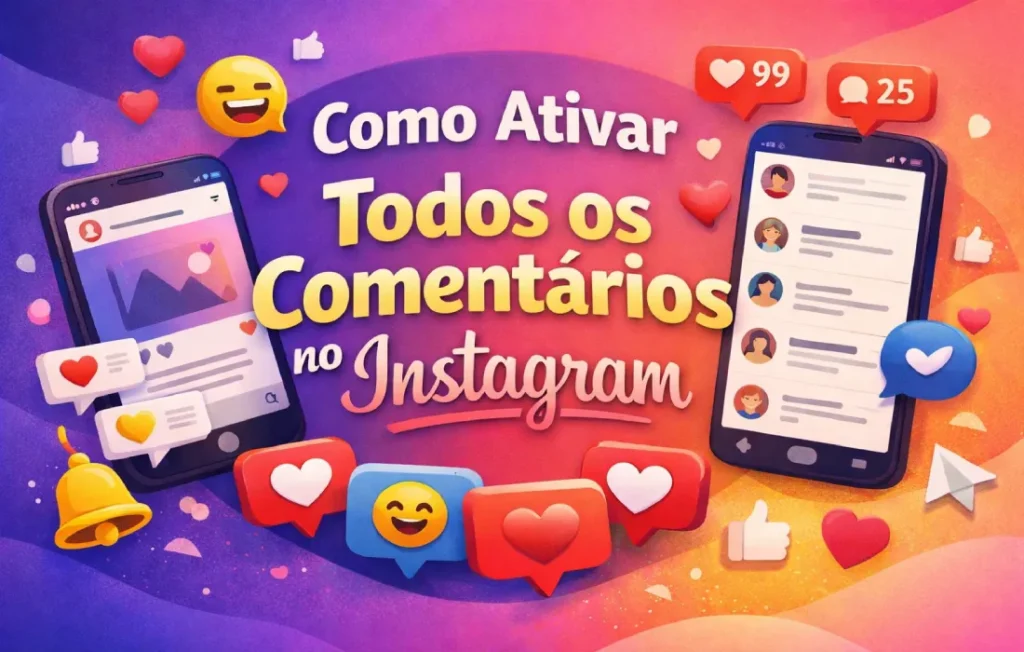 Como ativar todos os comentários no Instagram