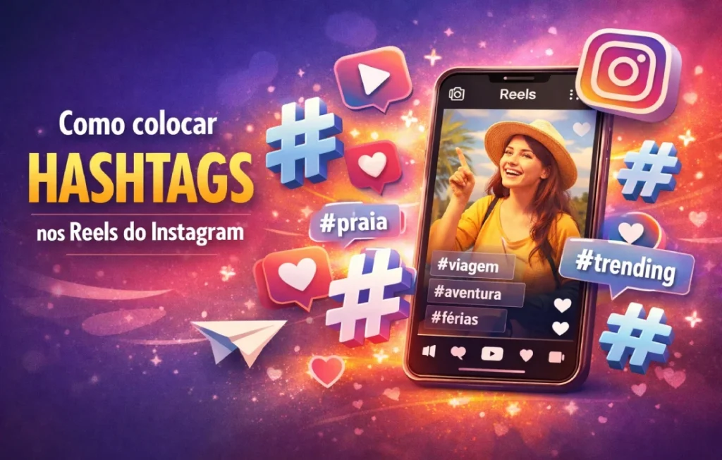Como colocar hashtags nos Reels do Instagram