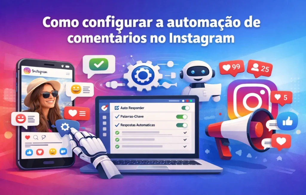 Como configurar a automação de comentários no Instagram