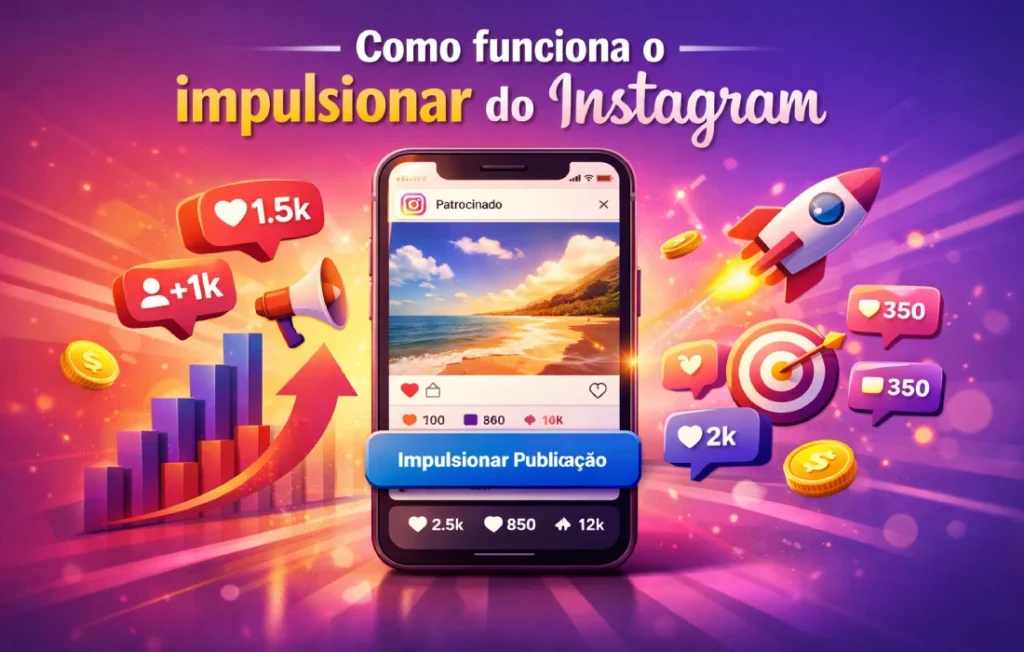 Como funciona o impulsionar do Instagram