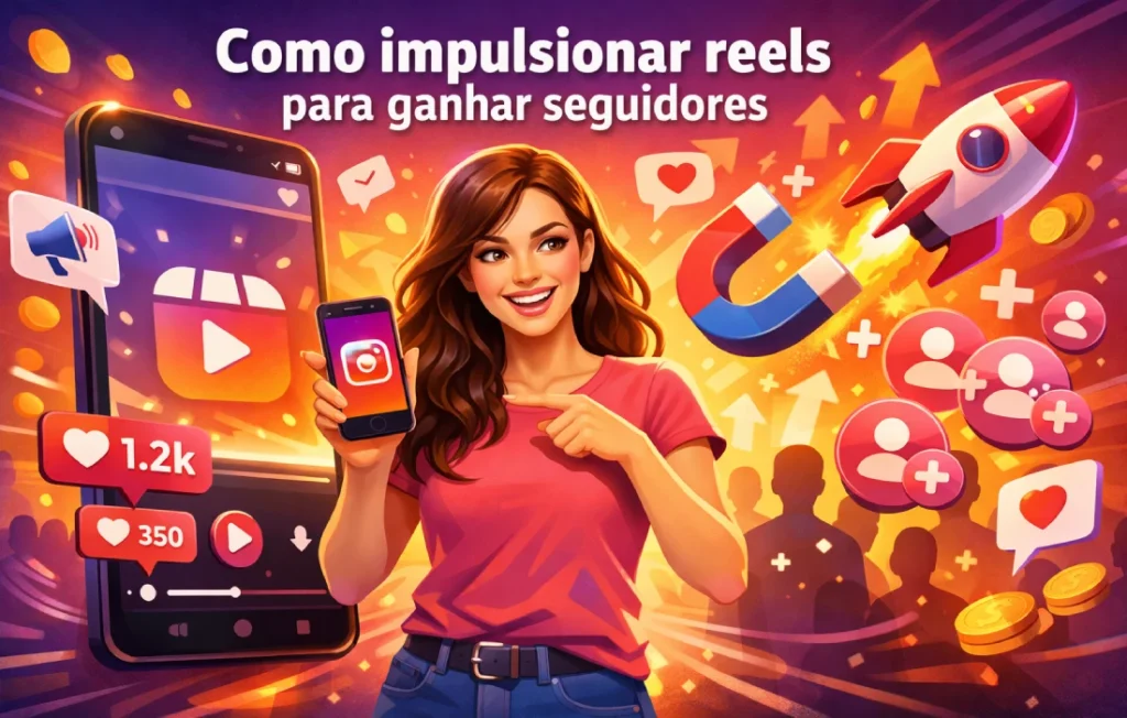 Como impulsionar reels para ganhar seguidores