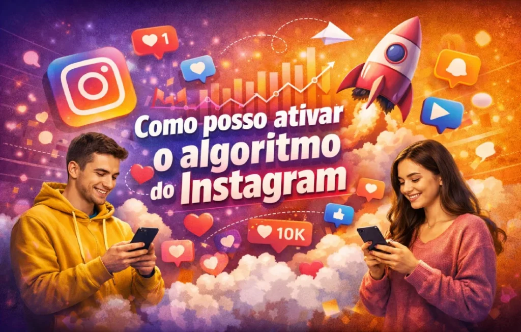 Como posso ativar o algoritmo do Instagram