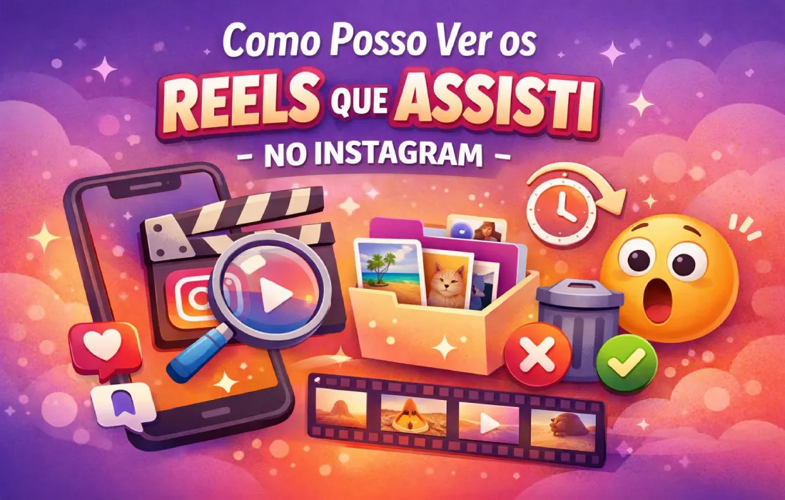 Como posso ver os Reels que assisti no Instagram