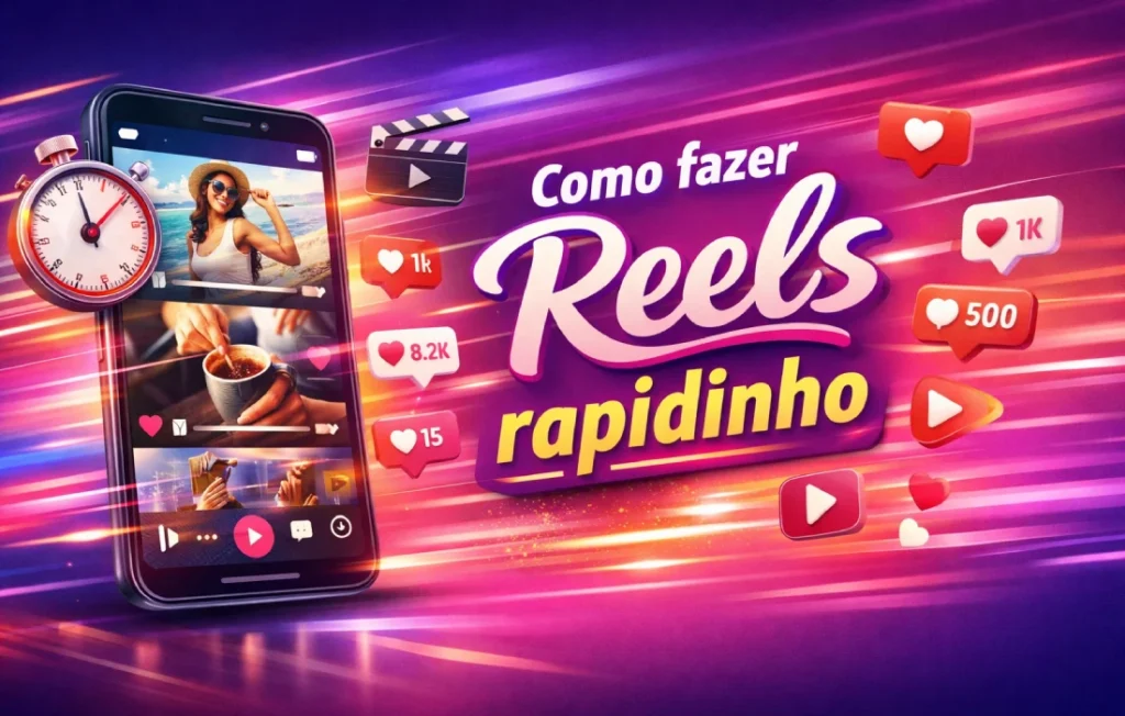 como fazer reels rapidinho